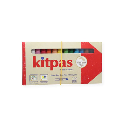 Rice Bran Wax Art Crayons 12 Colors