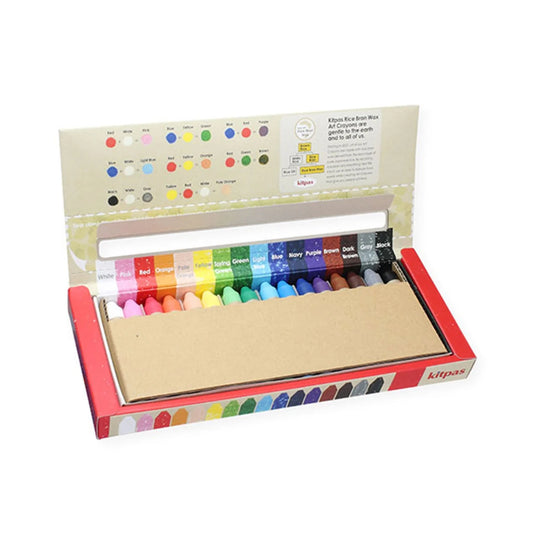 Rice Bran Wax Art Crayons 16 Colors