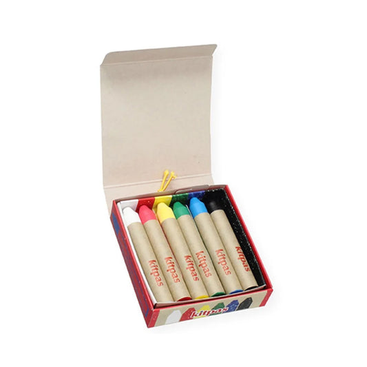 Rice Bran Wax Art Crayons 6 Colors