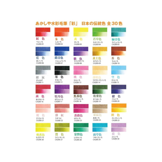 Akashiya brush pens XCA200/30V
